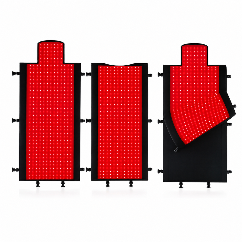 Full body infrared therapy mat on a white background