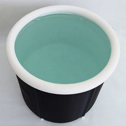 icebath showing the interior and white rim on a light gray background